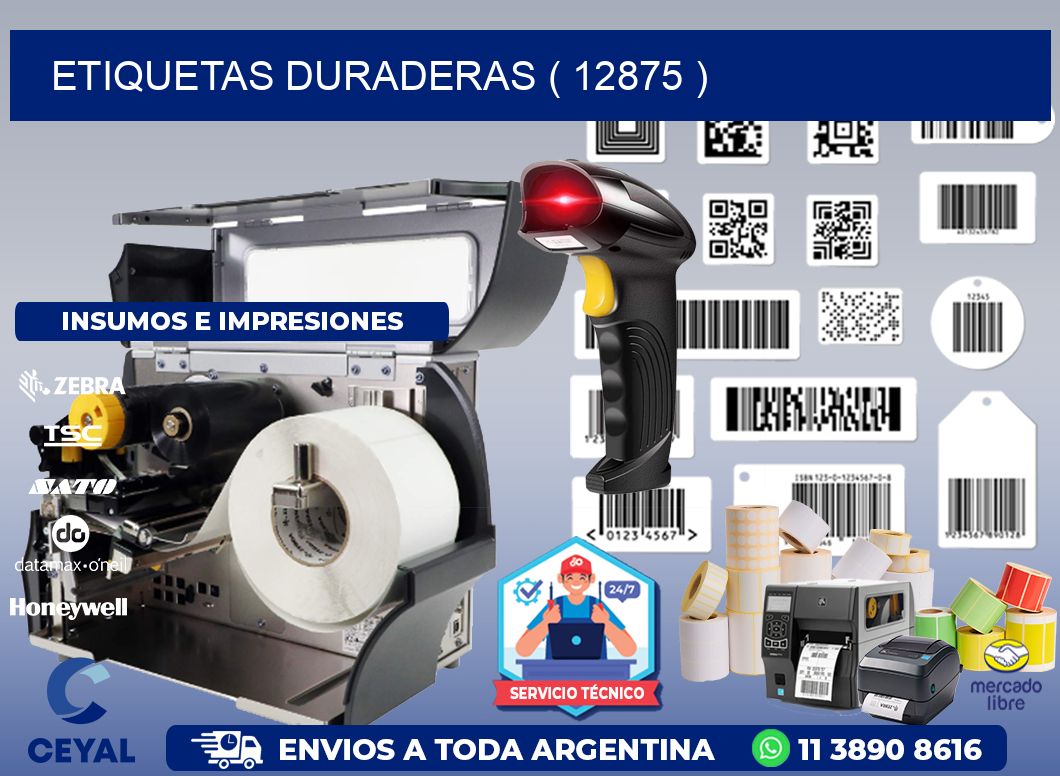 ETIQUETAS DURADERAS ( 12875 )