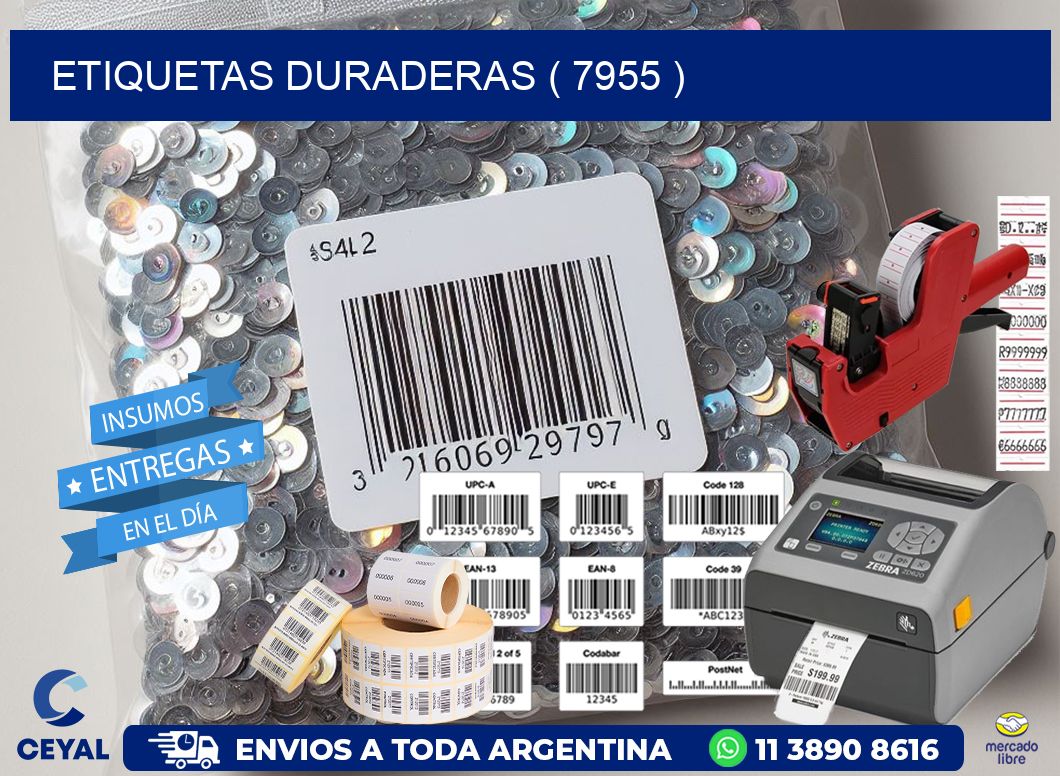 ETIQUETAS DURADERAS ( 7955 )