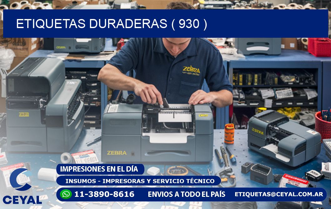 ETIQUETAS DURADERAS ( 930 )
