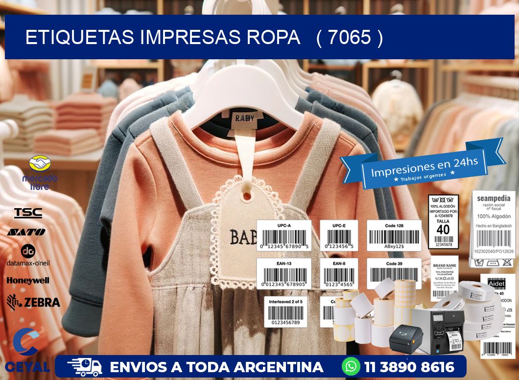 ETIQUETAS IMPRESAS ROPA   ( 7065 )