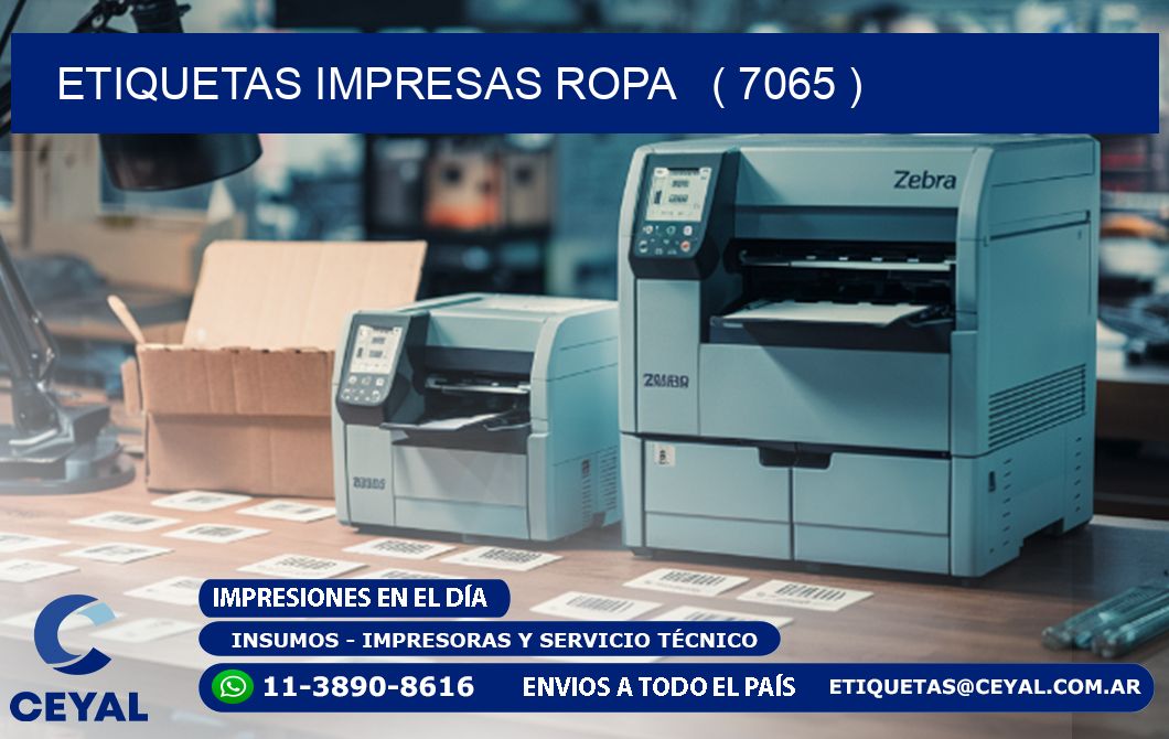 ETIQUETAS IMPRESAS ROPA   ( 7065 )