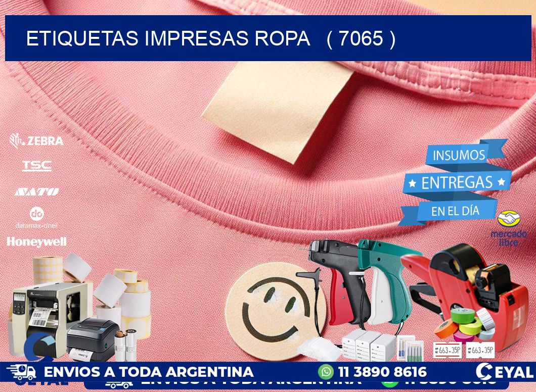ETIQUETAS IMPRESAS ROPA   ( 7065 )