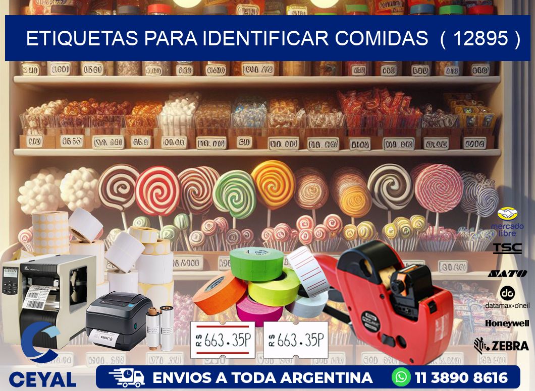 ETIQUETAS PARA IDENTIFICAR COMIDAS  ( 12895 )