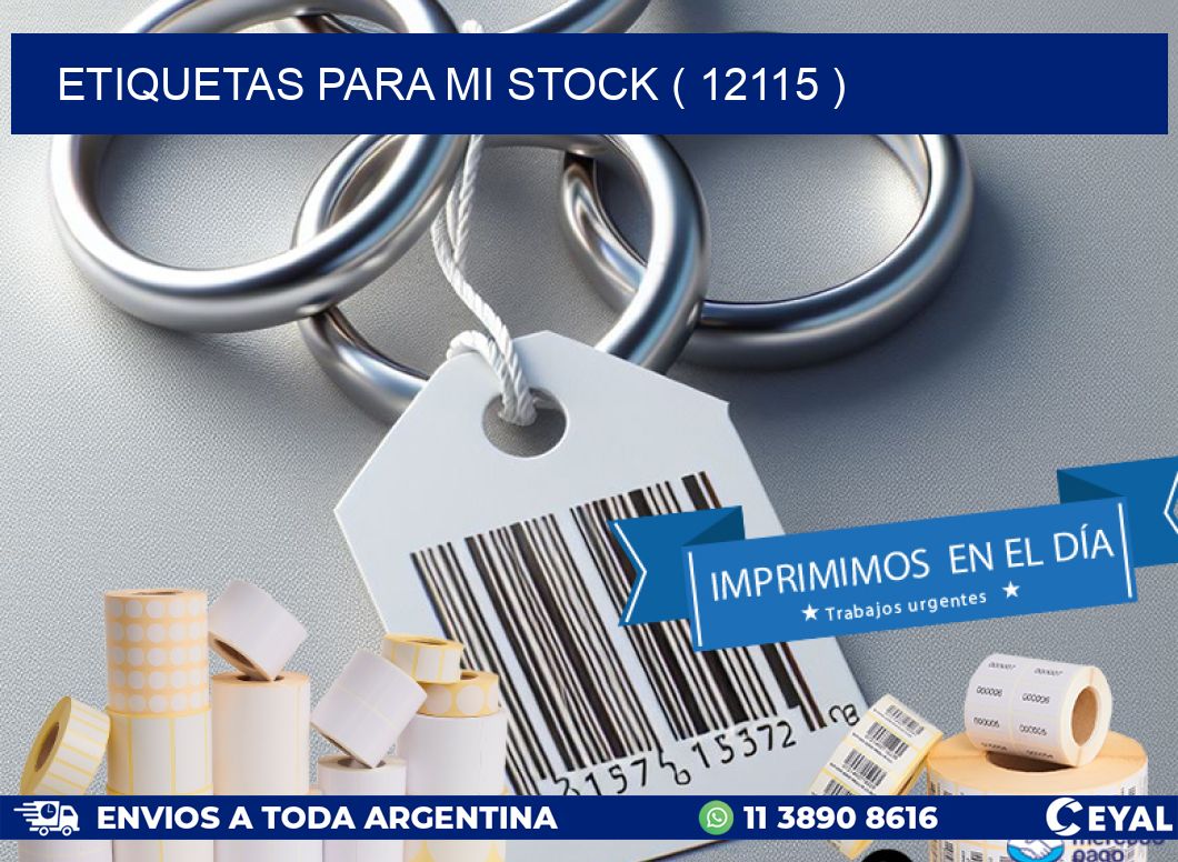 ETIQUETAS PARA MI STOCK ( 12115 )