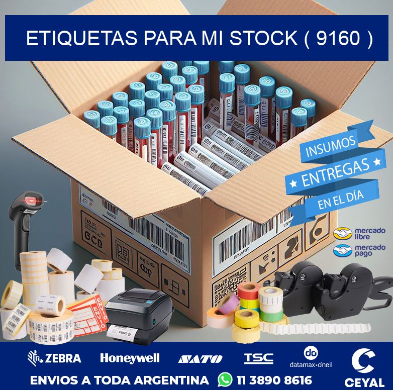 ETIQUETAS PARA MI STOCK ( 9160 )