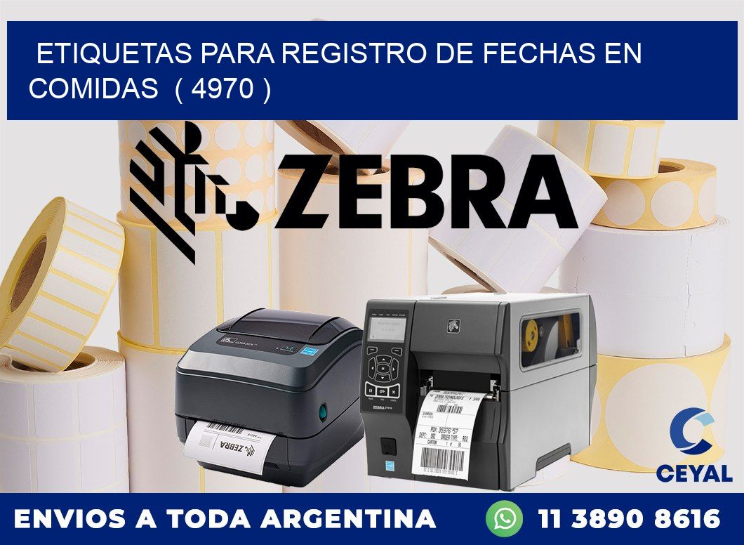 ETIQUETAS PARA REGISTRO DE FECHAS EN COMIDAS  ( 4970 )