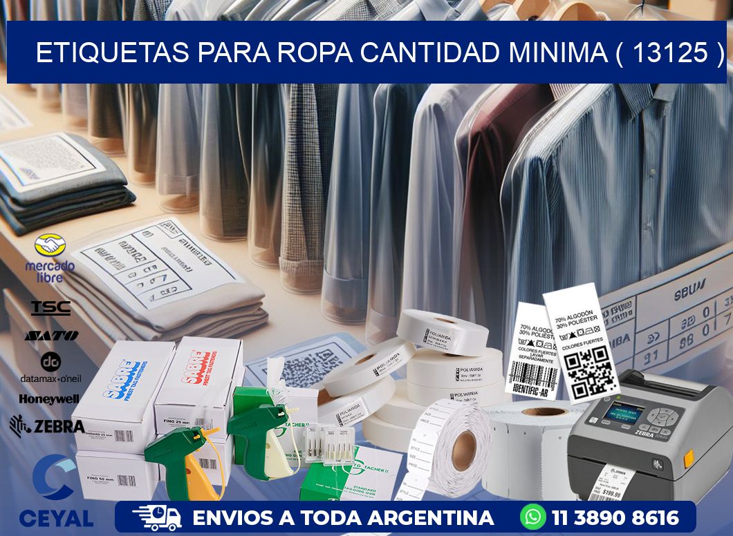 ETIQUETAS PARA ROPA CANTIDAD MINIMA ( 13125 )