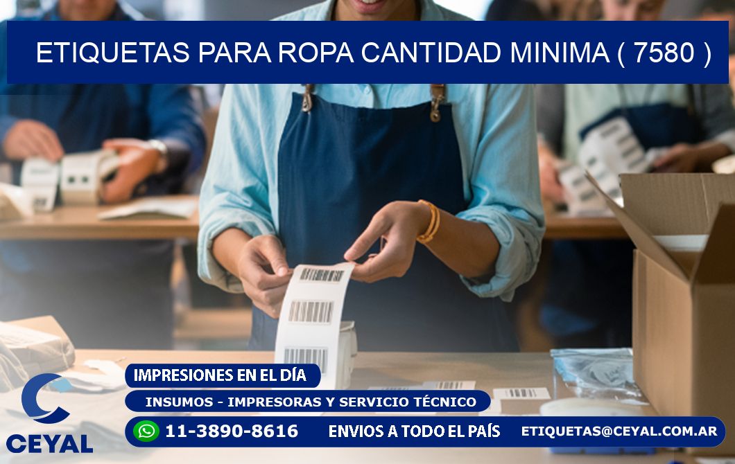 ETIQUETAS PARA ROPA CANTIDAD MINIMA ( 7580 )