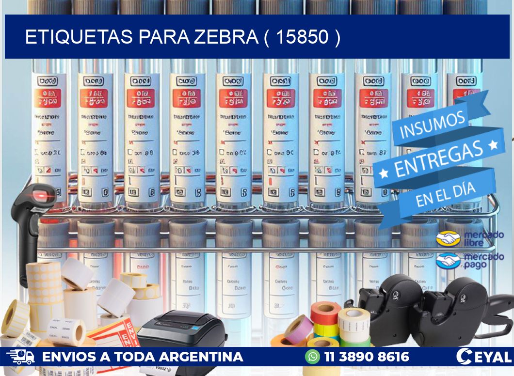 ETIQUETAS PARA ZEBRA ( 15850 )