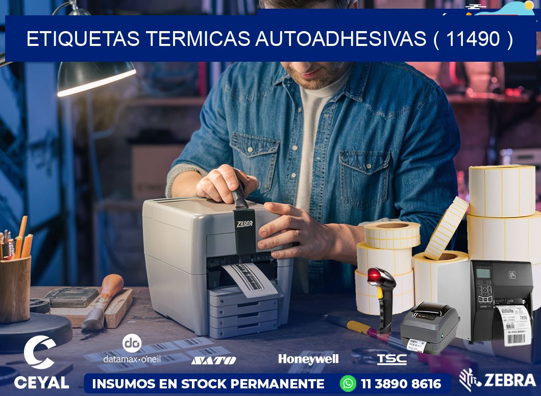 ETIQUETAS TERMICAS AUTOADHESIVAS ( 11490 )