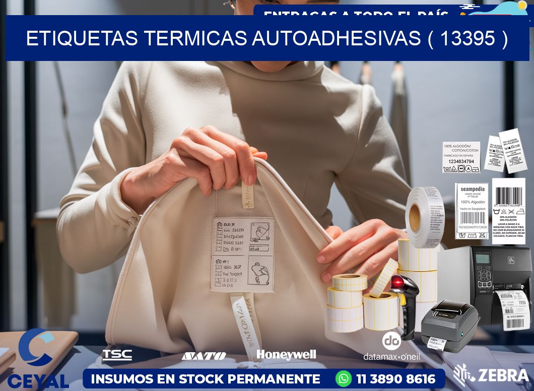 ETIQUETAS TERMICAS AUTOADHESIVAS ( 13395 )
