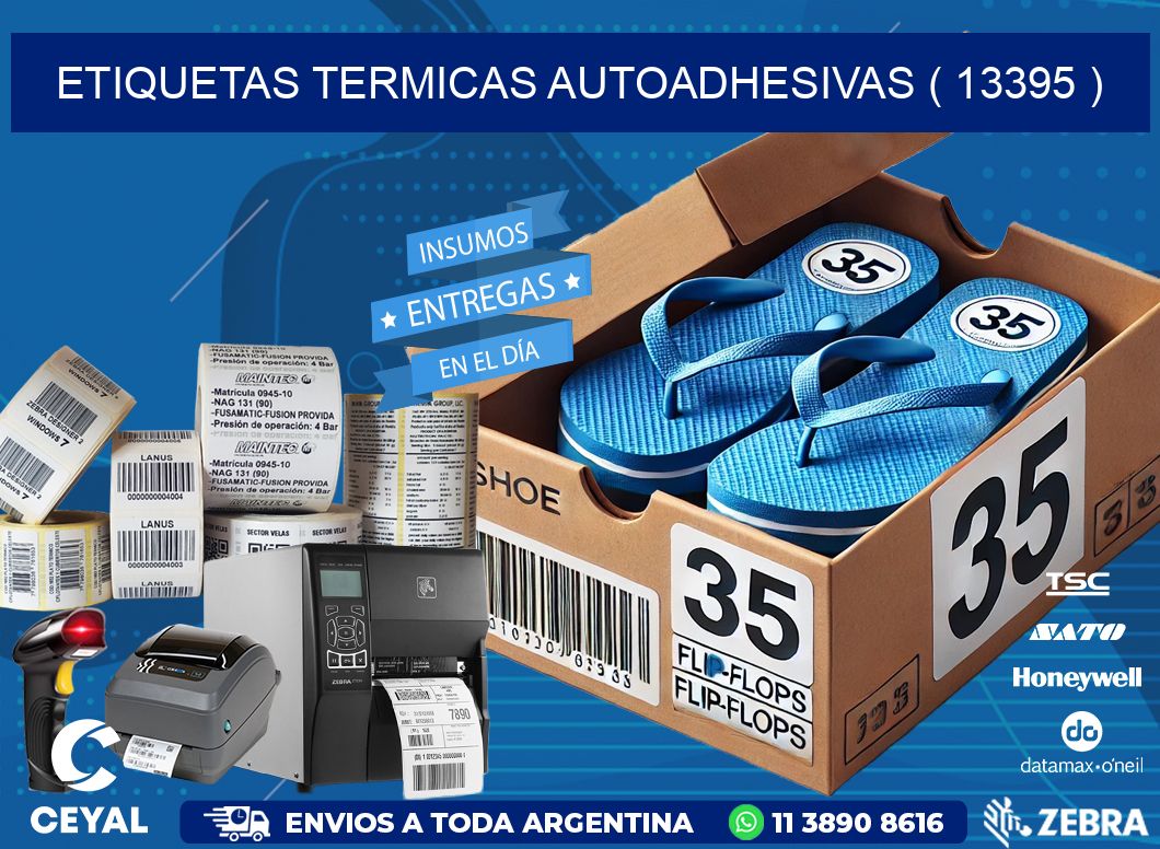 ETIQUETAS TERMICAS AUTOADHESIVAS ( 13395 )