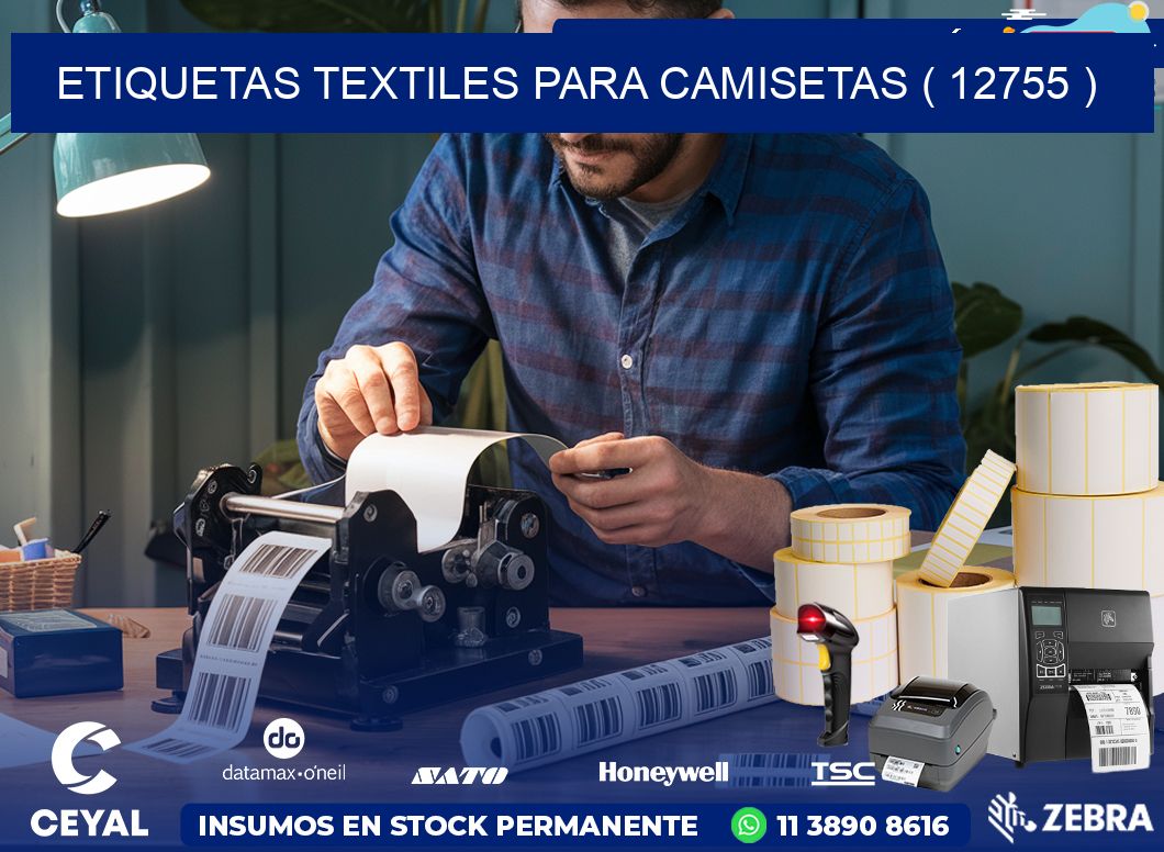 ETIQUETAS TEXTILES PARA CAMISETAS ( 12755 )