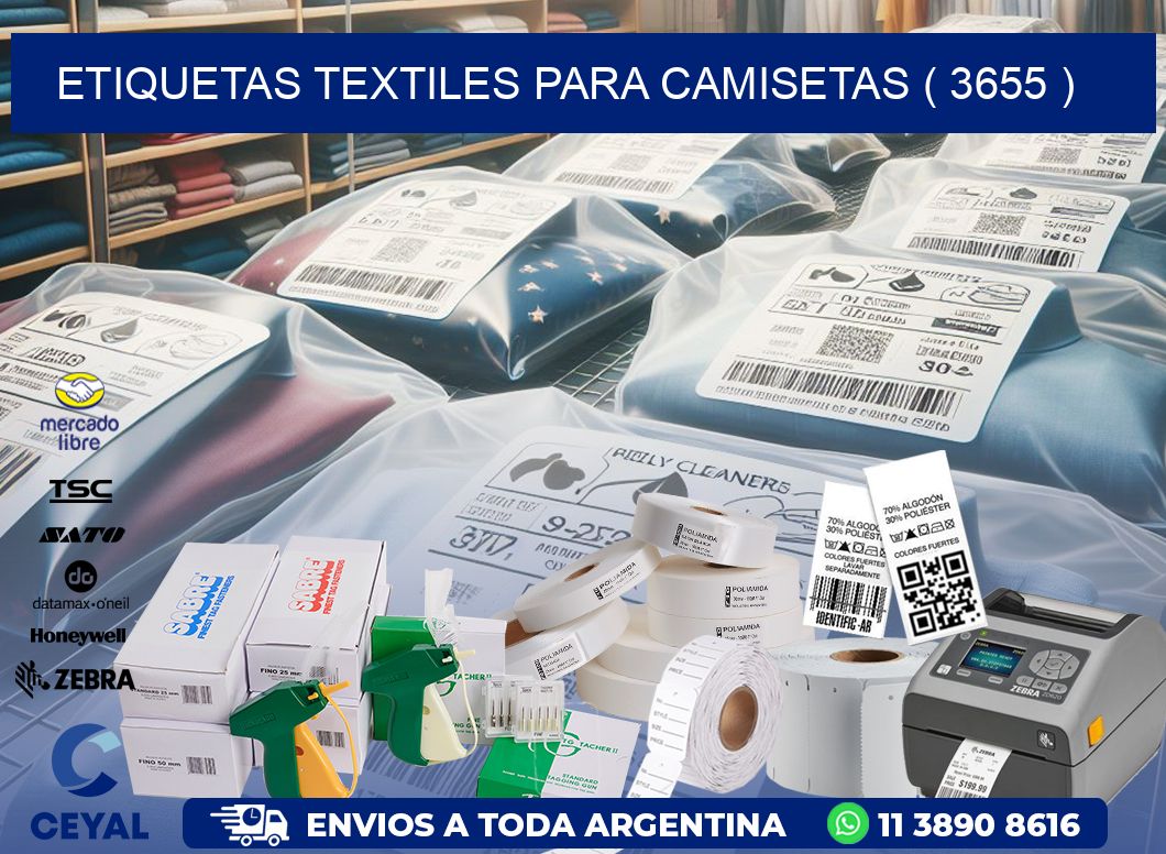 ETIQUETAS TEXTILES PARA CAMISETAS ( 3655 )