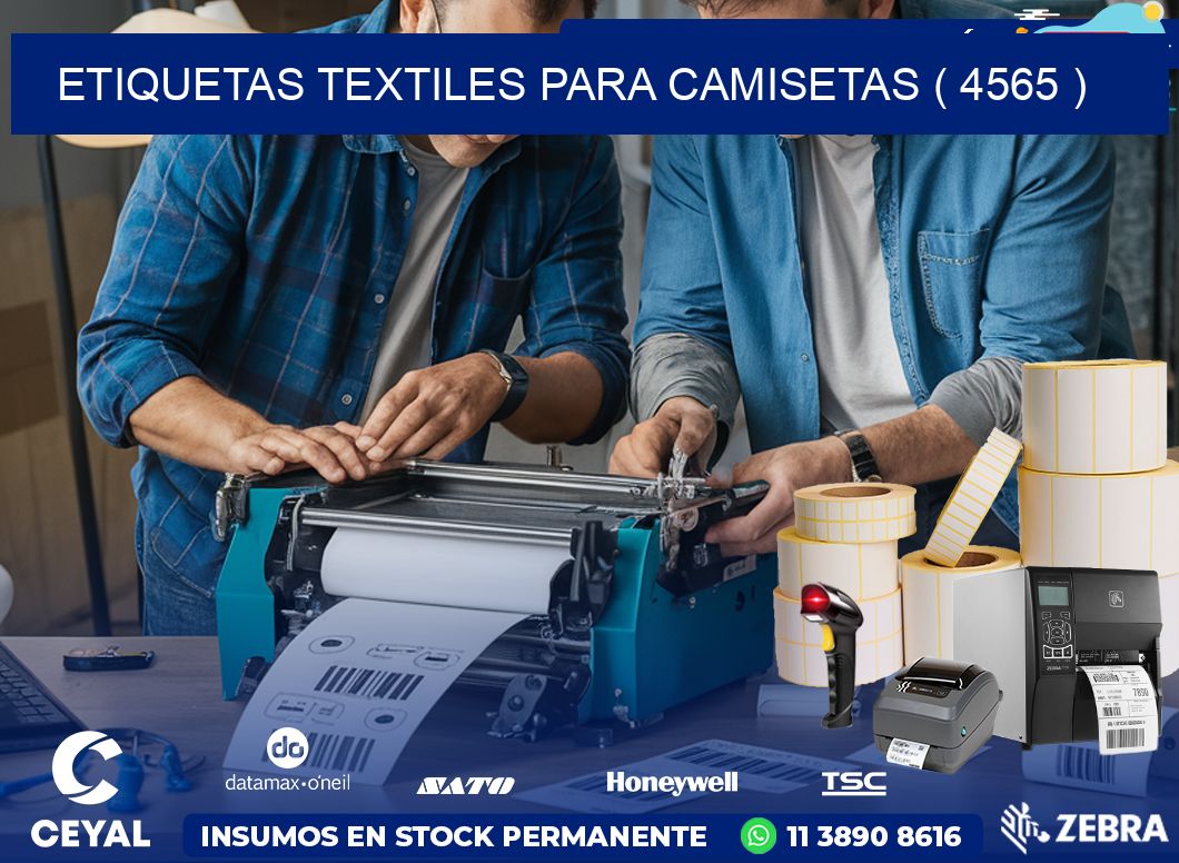 ETIQUETAS TEXTILES PARA CAMISETAS ( 4565 )