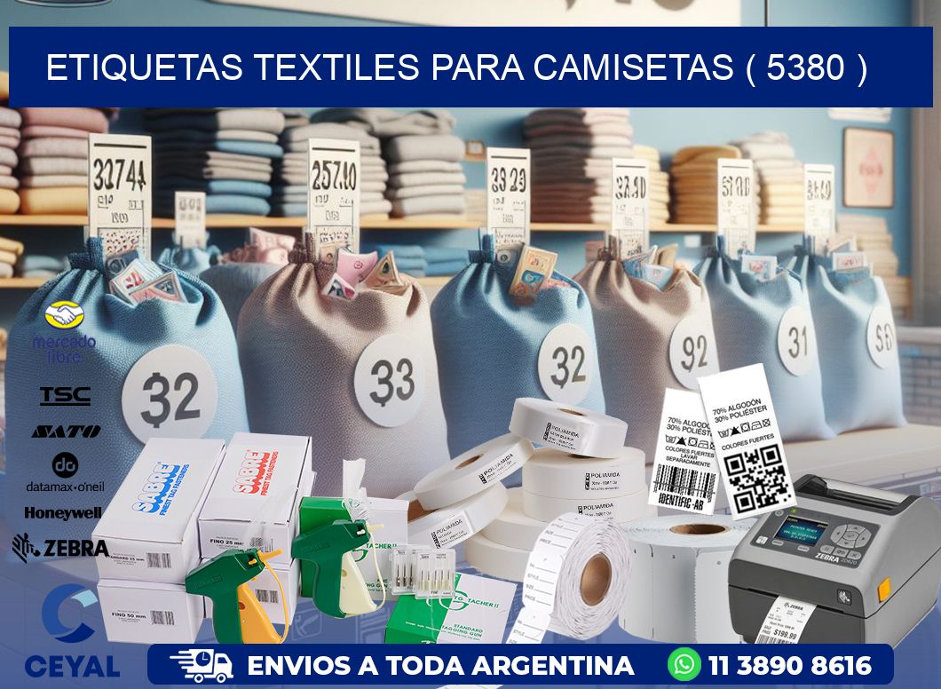 ETIQUETAS TEXTILES PARA CAMISETAS ( 5380 )