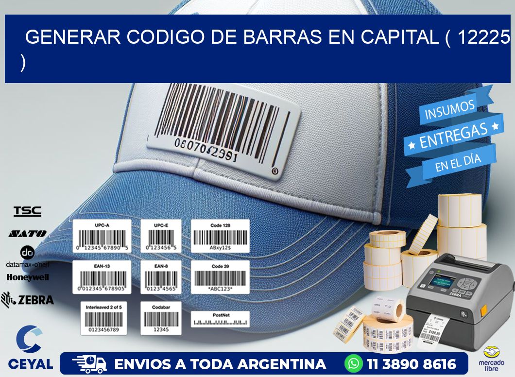 GENERAR CODIGO DE BARRAS EN CAPITAL ( 12225 )
