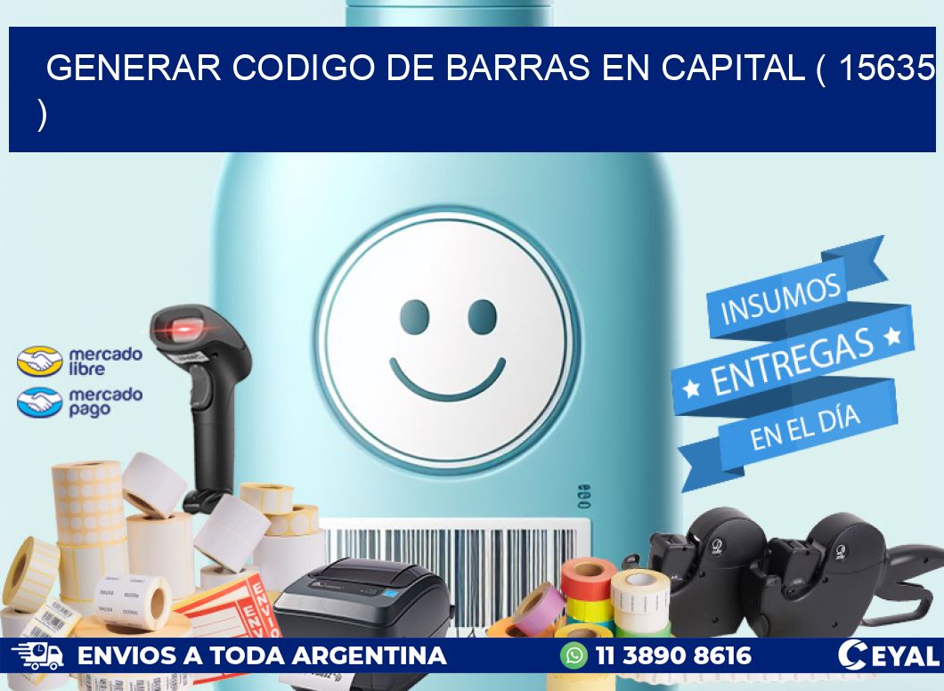 GENERAR CODIGO DE BARRAS EN CAPITAL ( 15635 )