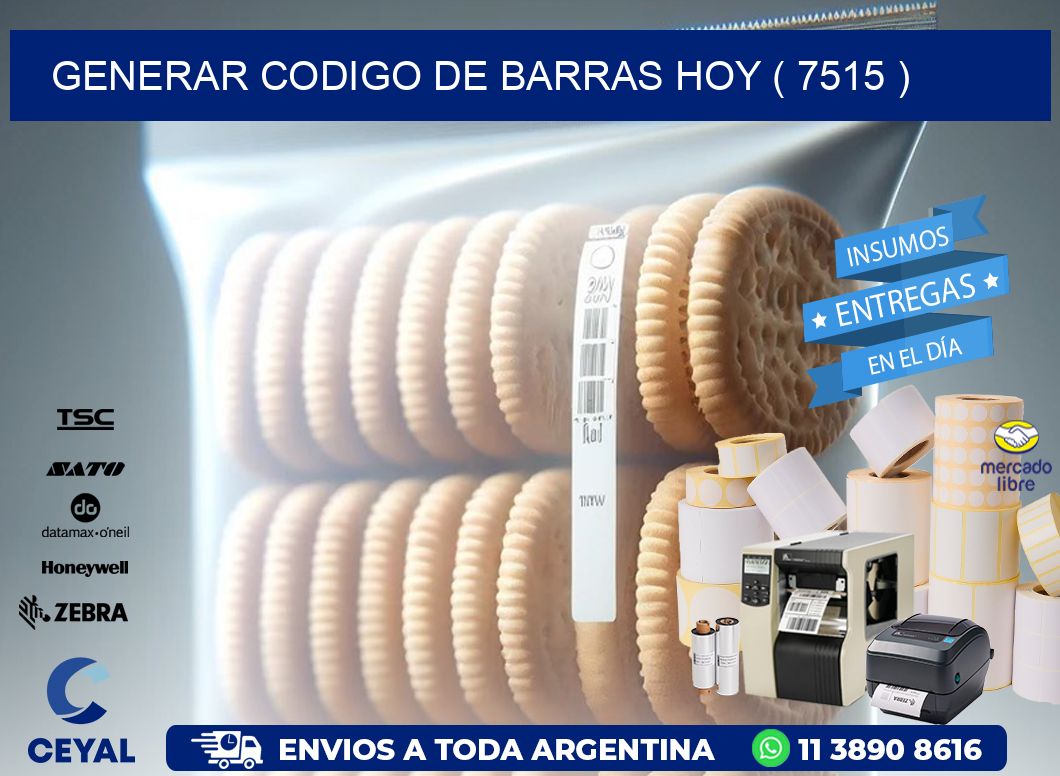 GENERAR CODIGO DE BARRAS HOY ( 7515 )