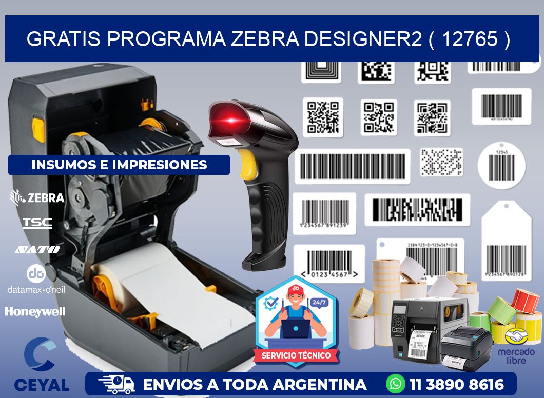 GRATIS PROGRAMA ZEBRA DESIGNER2 ( 12765 )
