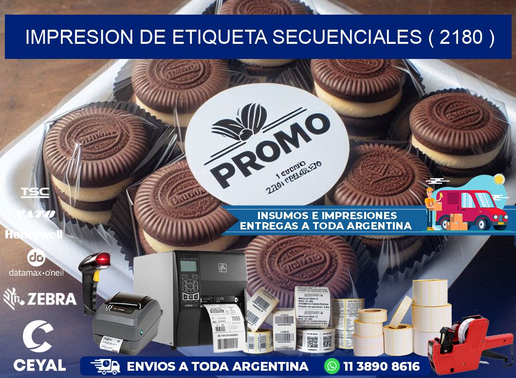 IMPRESION DE ETIQUETA SECUENCIALES ( 2180 )