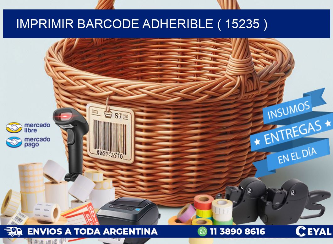 IMPRIMIR BARCODE ADHERIBLE ( 15235 )