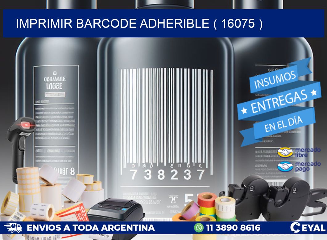 IMPRIMIR BARCODE ADHERIBLE ( 16075 )