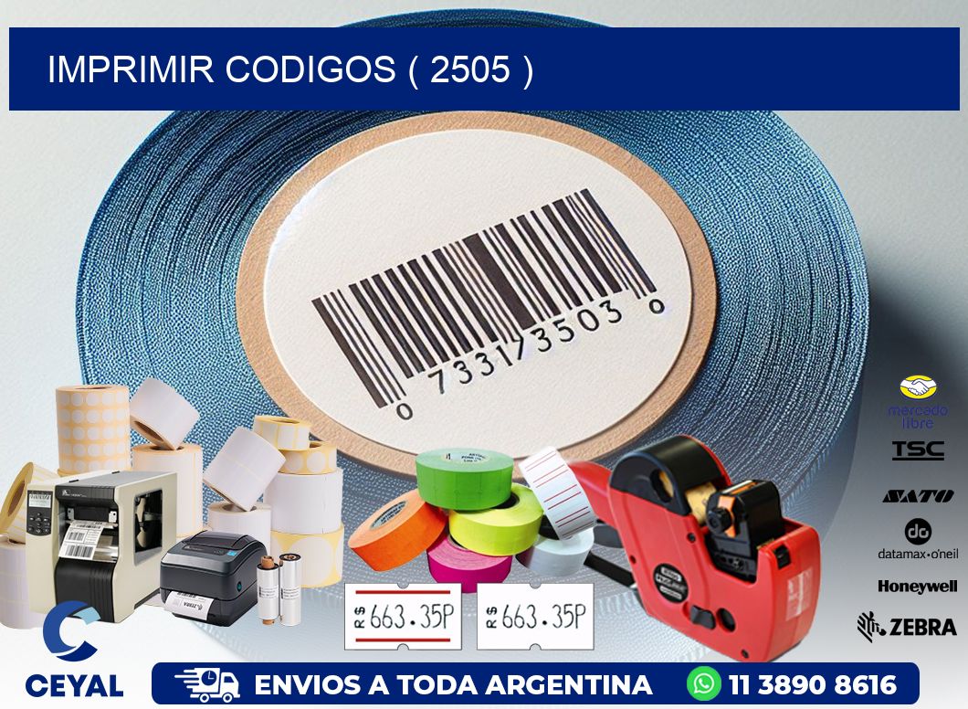 IMPRIMIR CODIGOS ( 2505 )