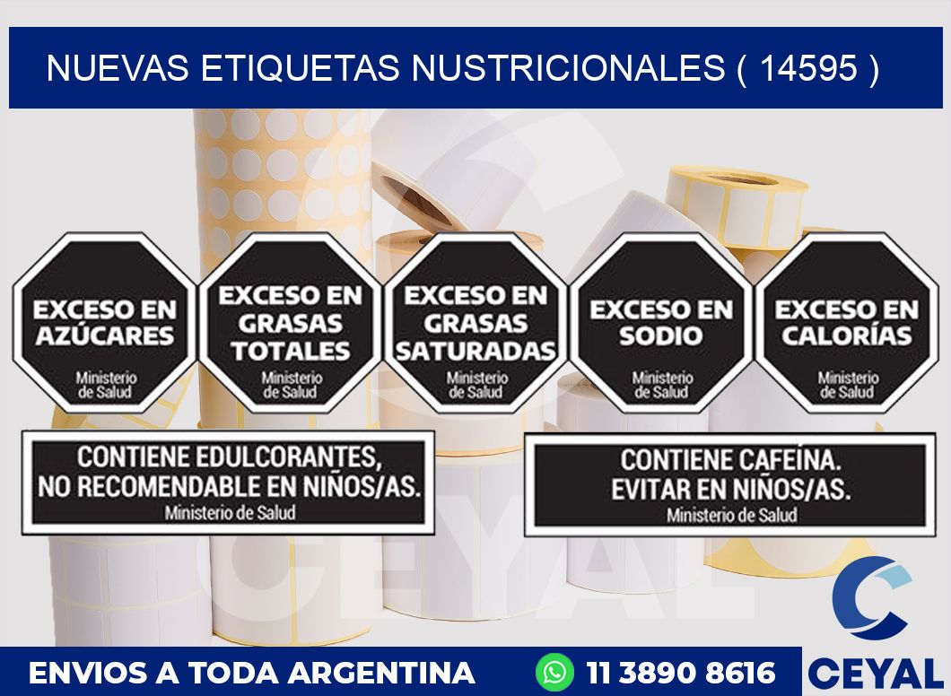 NUEVAS ETIQUETAS NUSTRICIONALES ( 14595 )
