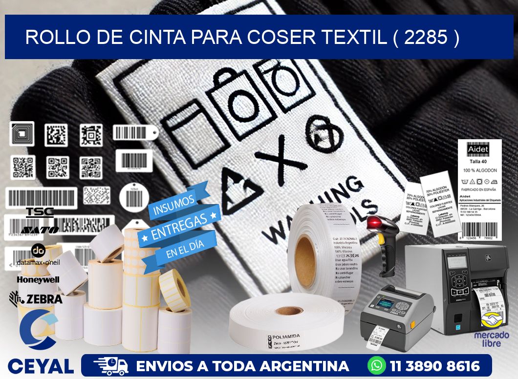 ROLLO DE CINTA PARA COSER TEXTIL ( 2285 )