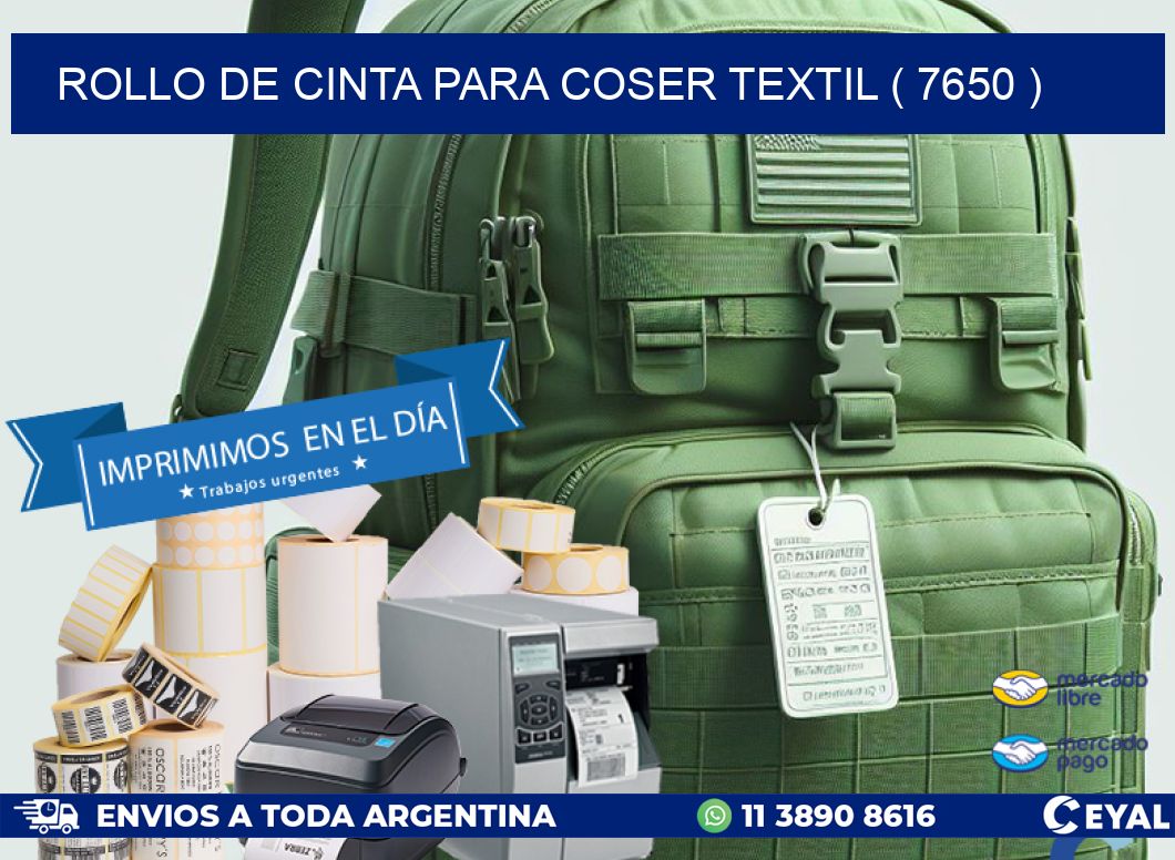 ROLLO DE CINTA PARA COSER TEXTIL ( 7650 )