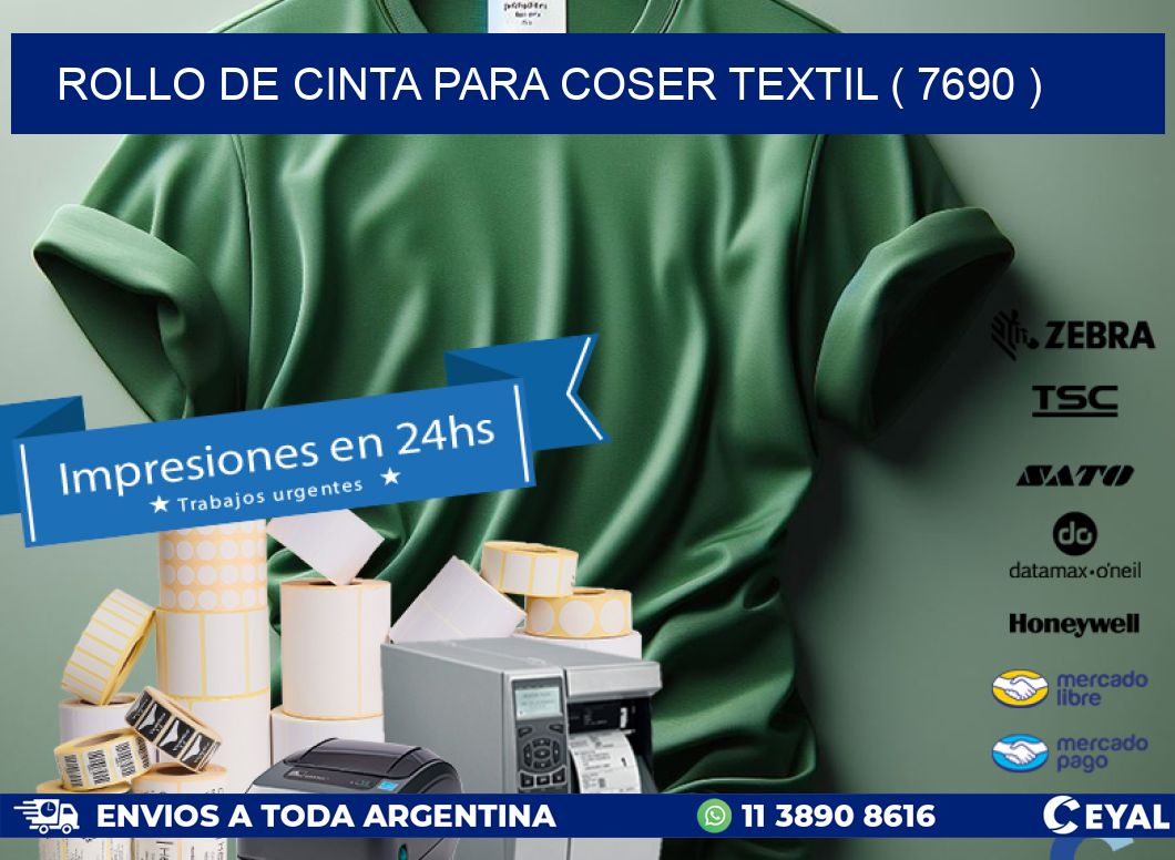 ROLLO DE CINTA PARA COSER TEXTIL ( 7690 )