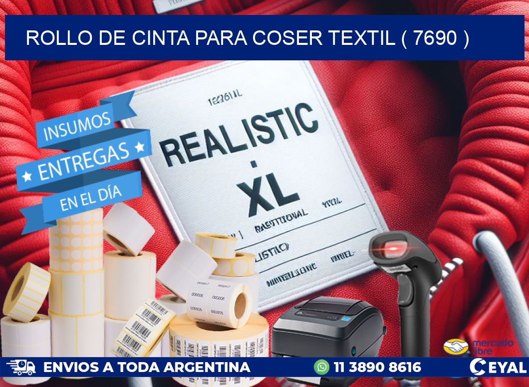 ROLLO DE CINTA PARA COSER TEXTIL ( 7690 )
