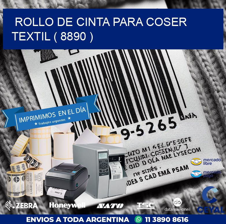 ROLLO DE CINTA PARA COSER TEXTIL ( 8890 )