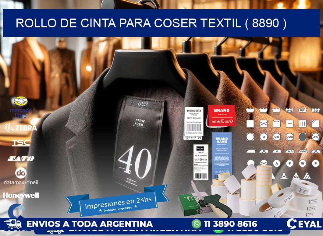 ROLLO DE CINTA PARA COSER TEXTIL ( 8890 )