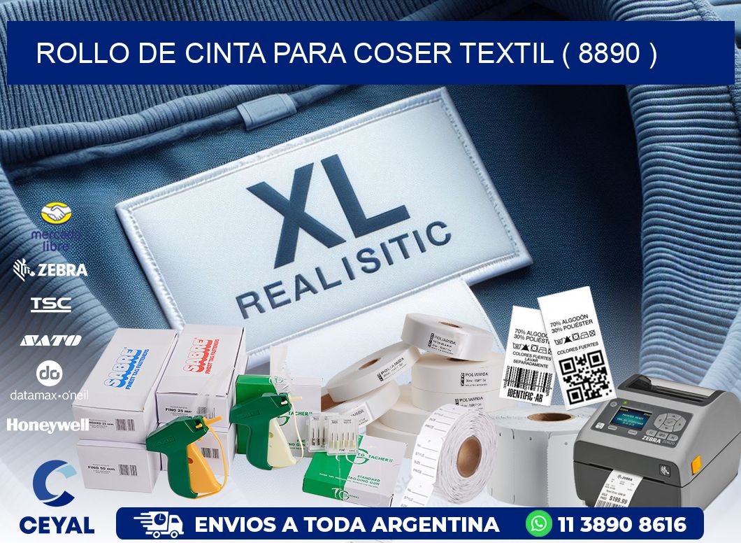 ROLLO DE CINTA PARA COSER TEXTIL ( 8890 )