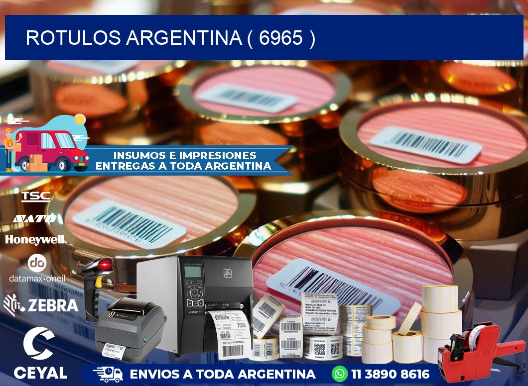 ROTULOS ARGENTINA ( 6965 )