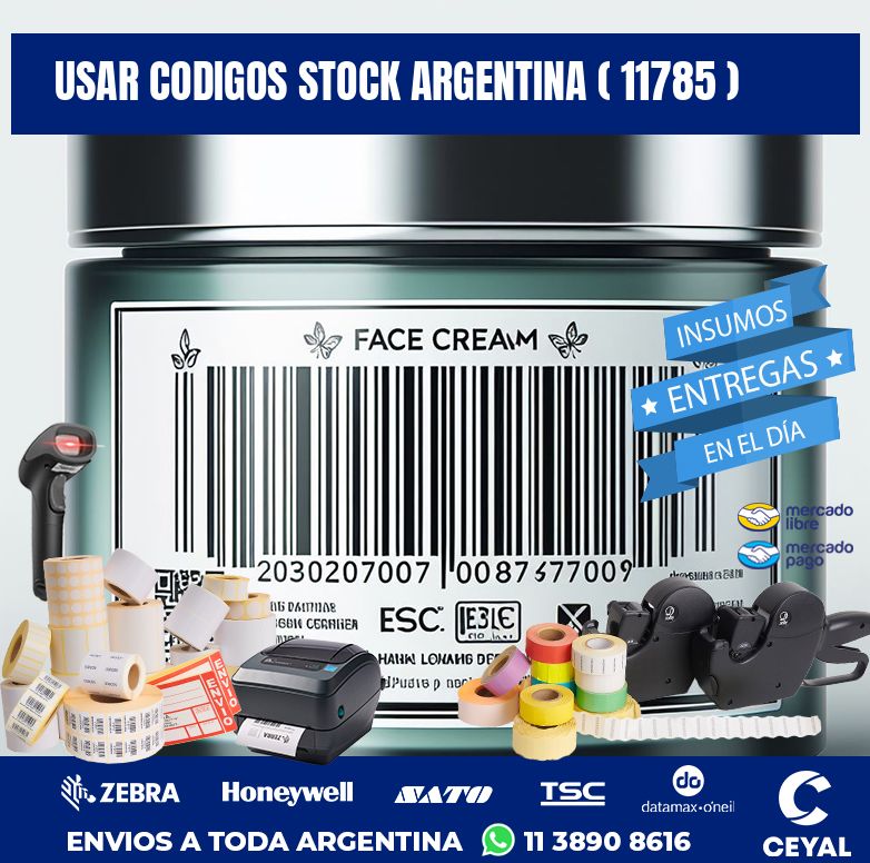 USAR CODIGOS STOCK ARGENTINA ( 11785 )