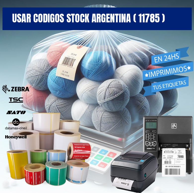 USAR CODIGOS STOCK ARGENTINA ( 11785 )