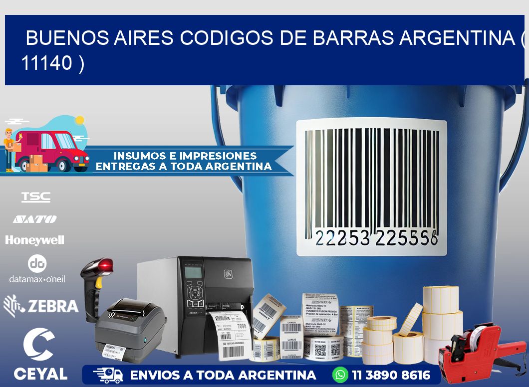 buenos aires codigos de barras argentina ( 11140 )