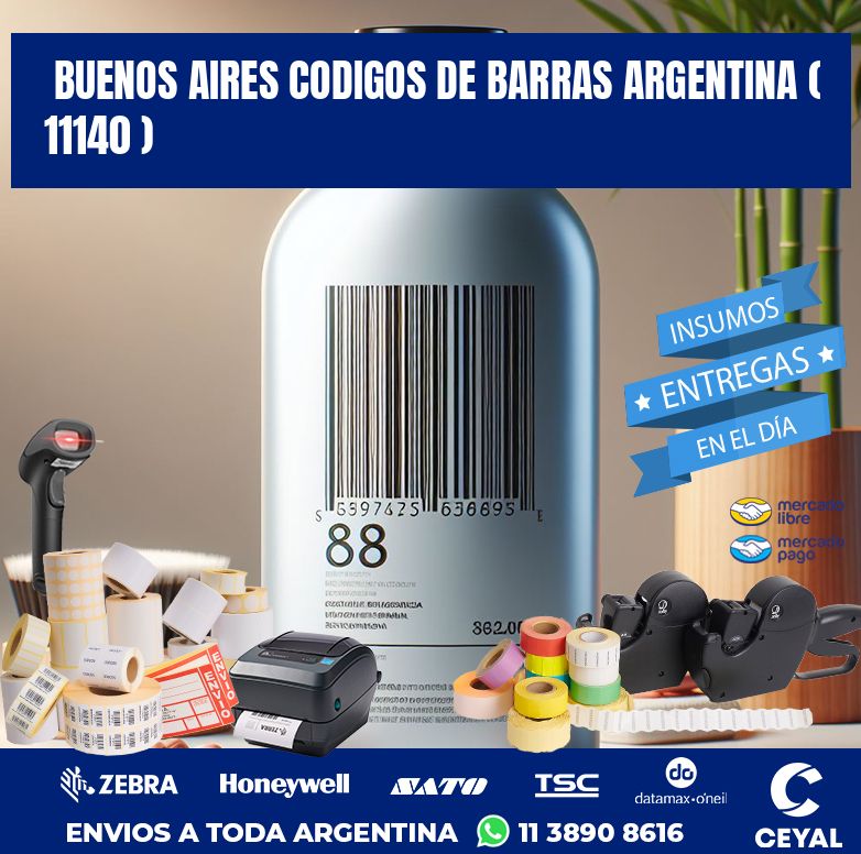 buenos aires codigos de barras argentina ( 11140 )