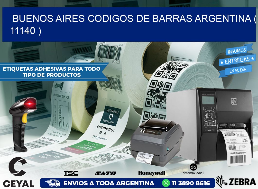 buenos aires codigos de barras argentina ( 11140 )