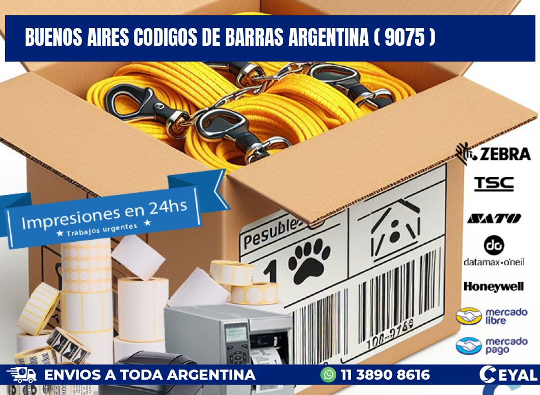 buenos aires codigos de barras argentina ( 9075 )