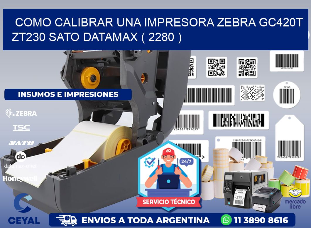 como calibrar una impresora zebra gc420t ZT230 SATO DATAMAX ( 2280 )