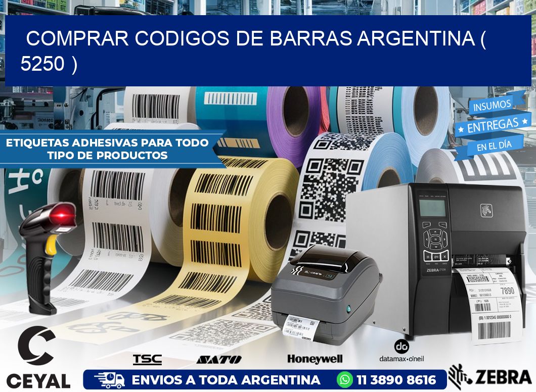 comprar codigos de barras argentina ( 5250 )