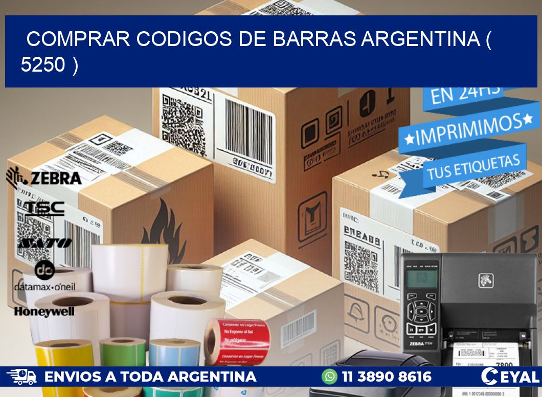 comprar codigos de barras argentina ( 5250 )