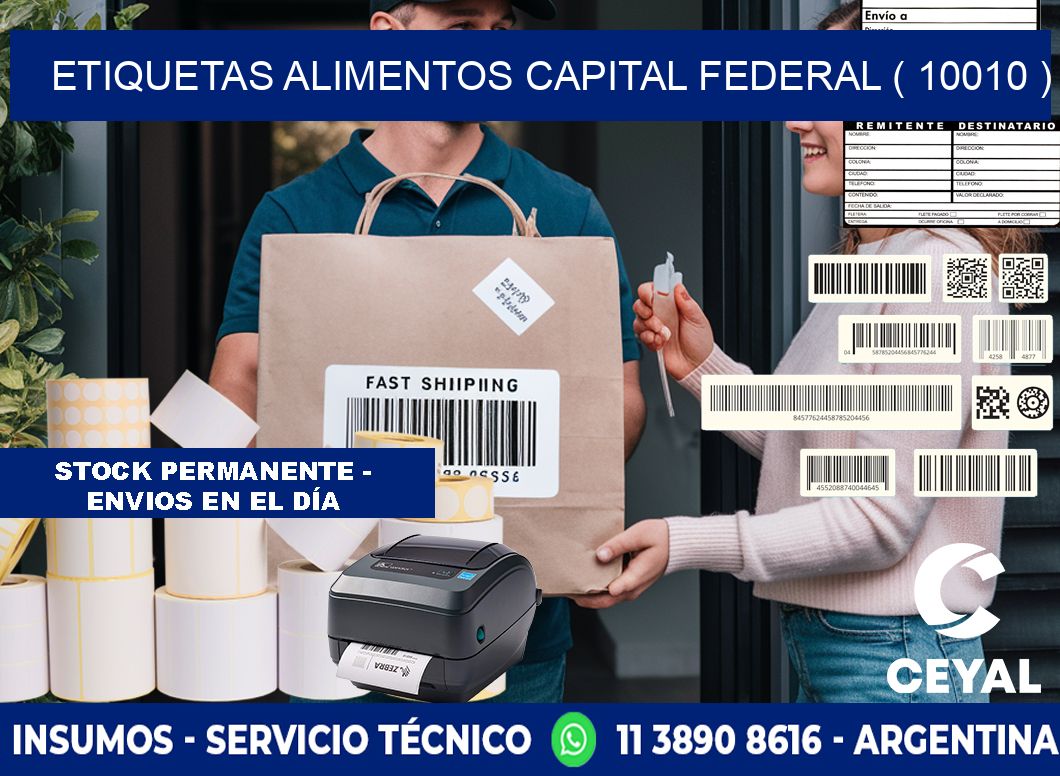etiquetas alimentos capital federal ( 10010 )