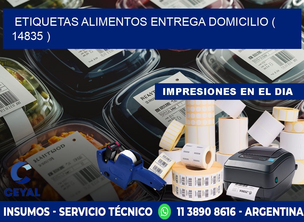 etiquetas alimentos entrega domicilio ( 14835 )