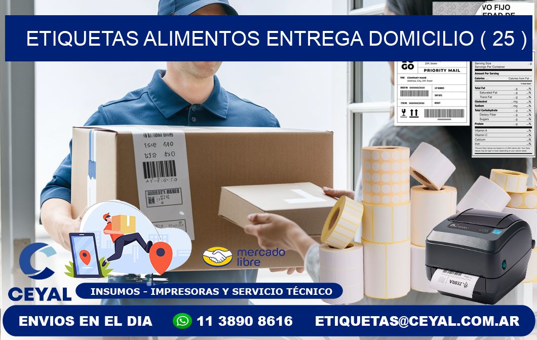 etiquetas alimentos entrega domicilio ( 25 )
