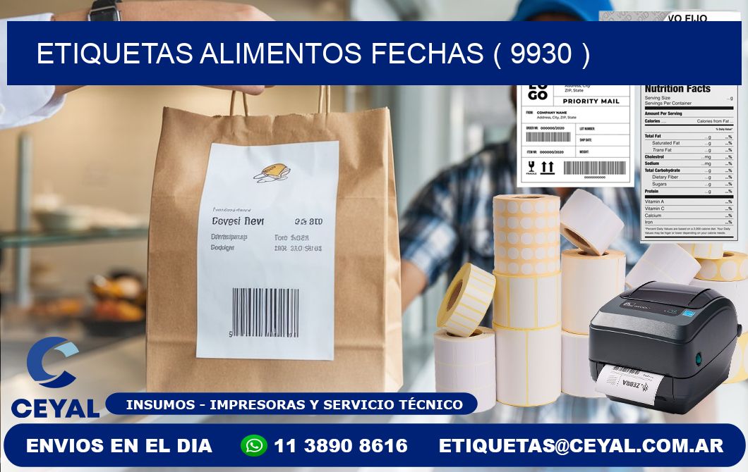 etiquetas alimentos fechas ( 9930 )
